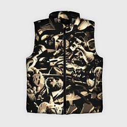 Женский жилет Итальянские мемы с животными, цвет: 3D-светло-серый