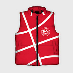 Женский жилет Atlanta Hawks NBA team, цвет: 3D-черный