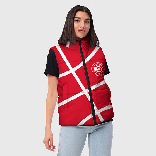 Женский жилет Atlanta Hawks NBA team / 3D-Черный – фото 3