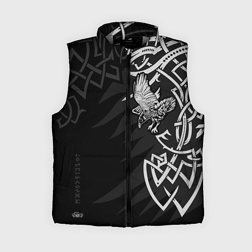 Женский жилет Верные спутники Одина / 3D-Светло-серый – фото 1