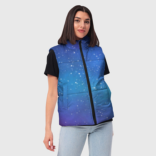 Женский жилет Ночное сияние / 3D-Черный – фото 3