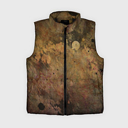 Женский жилет Абстракция - dark pink paint spill