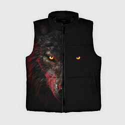 Женский жилет Тень волка, цвет: 3D-черный