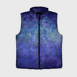 Женский жилет Абстракция - blue tunnel