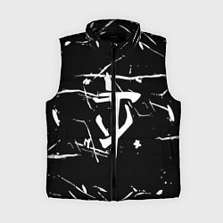 Женский жилет Doom logo штрихи, цвет: 3D-черный