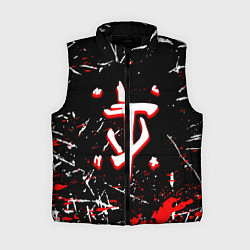Женский жилет Doom краски штрихи, цвет: 3D-черный