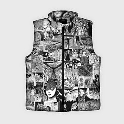 Женский жилет Horror World of Junji Ito, цвет: 3D-черный