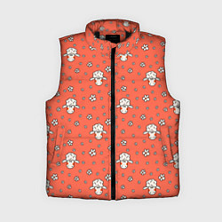 Женский жилет Овечки в цветочках