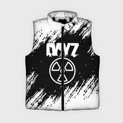 Женский жилет Dayz белые краски лого, цвет: 3D-черный