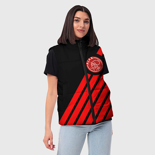 Женский жилет Ajax геометрия / 3D-Черный – фото 3