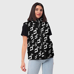 Женский жилет JoJo pattern, цвет: 3D-черный — фото 2