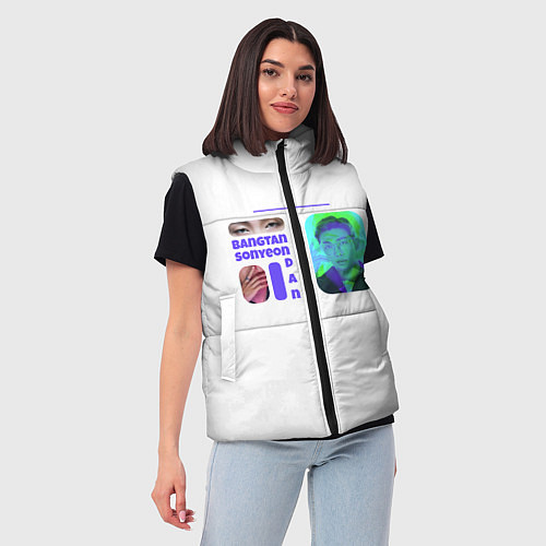 Женский жилет RM - BTS / 3D-Черный – фото 3