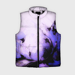 Женский жилет Взрывной индиго светлый