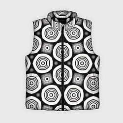 Женский жилет Пятиугольные кольца, цвет: 3D-черный