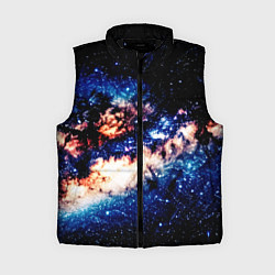 Женский жилет Бесконечный космос и туманность, цвет: 3D-черный