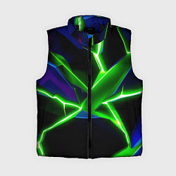 Женский жилет Green glow, цвет: 3D-черный