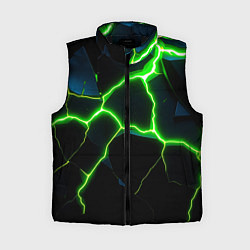 Женский жилет Green split, цвет: 3D-черный