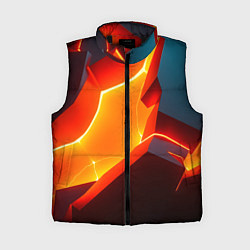 Женский жилет Neon orange, цвет: 3D-черный