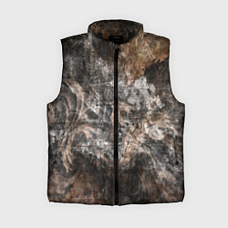 Женский жилет Абстракция - brown darkness