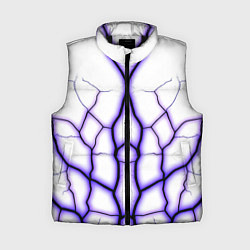 Женский жилет Color white purple, цвет: 3D-черный