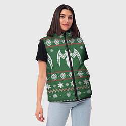 Женский жилет Рождественский свитер Венома, цвет: 3D-черный — фото 2