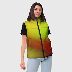 Женский жилет Color multicolored gradient, цвет: 3D-черный — фото 2