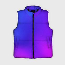 Женский жилет Color multicolored gradient, цвет: 3D-черный