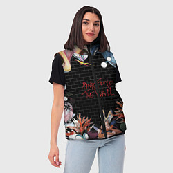 Женский жилет Pink Floyd: The Wall, цвет: 3D-черный — фото 2