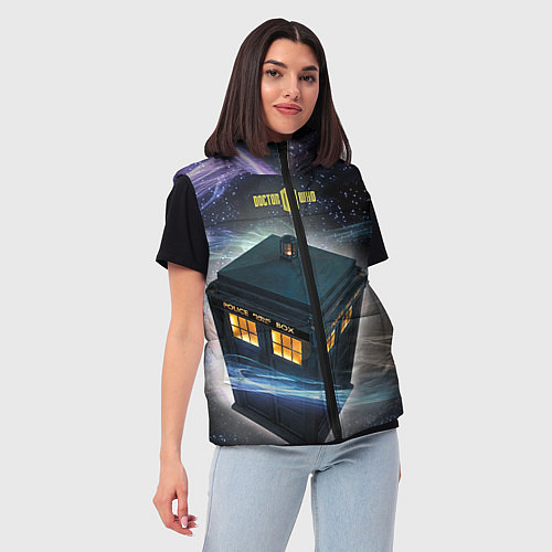 Женский жилет Police Box / 3D-Светло-серый – фото 3