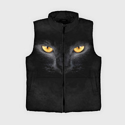 Женский жилет Черная кошка, цвет: 3D-черный
