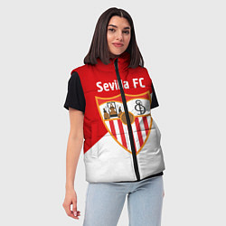 Женский жилет Sevilla FC, цвет: 3D-красный — фото 2