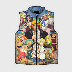 Женский жилет One Piece, цвет: 3D-светло-серый
