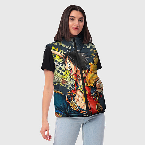 Женский жилет One Piece / 3D-Красный – фото 3