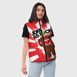 Женский жилет Domo as f*ck, цвет: 3D-красный — фото 2