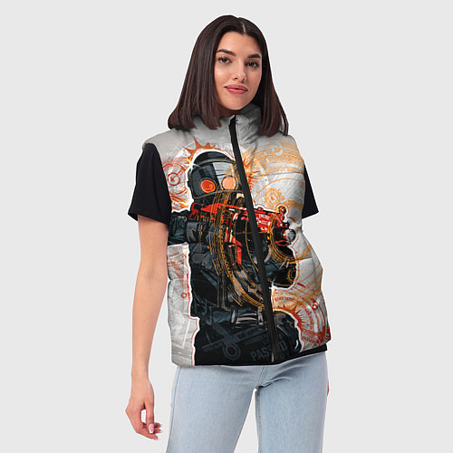 Женский жилет Counter-Strike: SWAT / 3D-Черный – фото 3