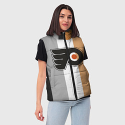 Женский жилет Philadelphia Flyers, цвет: 3D-черный — фото 2