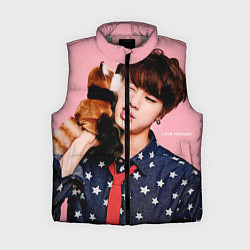 Женский жилет BTS: Love Me, цвет: 3D-светло-серый