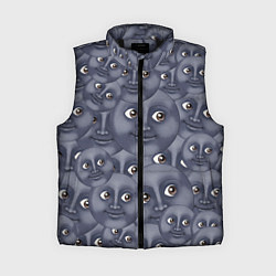 Женский жилет Эмодзи, цвет: 3D-черный