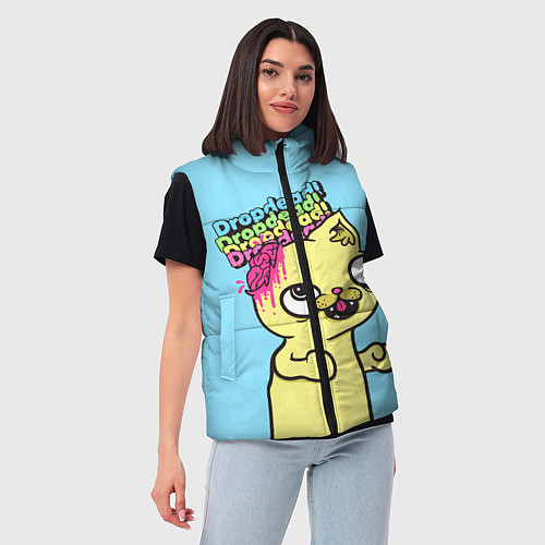 Женский жилет Drop Dead: Wild Cat / 3D-Красный – фото 3