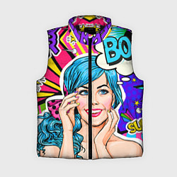 Женский жилет Pop art, цвет: 3D-черный