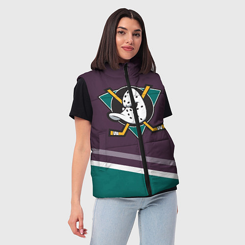 Женский жилет Anaheim Ducks Selanne / 3D-Красный – фото 3