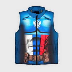 Женский жилет Капитан Россия, цвет: 3D-светло-серый