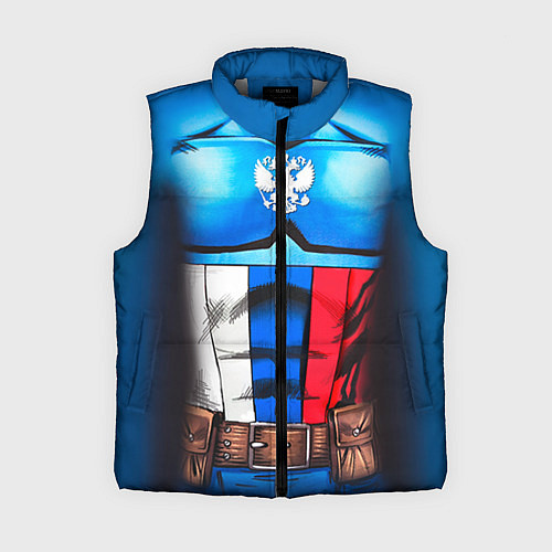 Женский жилет Капитан Россия / 3D-Светло-серый – фото 1