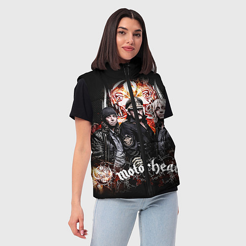 Женский жилет Motorhead Band / 3D-Черный – фото 3