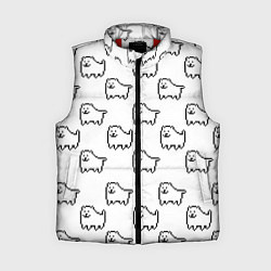 Женский жилет Undertale Annoying dog white