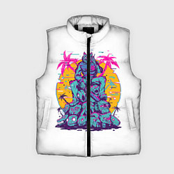 Женский жилет Hotline Miami: Throne, цвет: 3D-черный