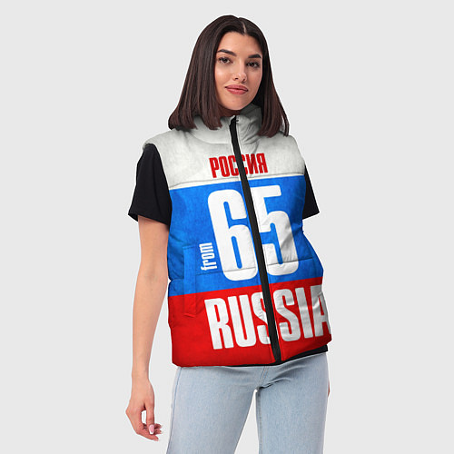 Женский жилет Russia: from 65 / 3D-Красный – фото 3