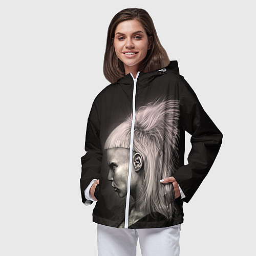 Женская ветровка Die Antwoord GIrl / 3D-Белый – фото 3