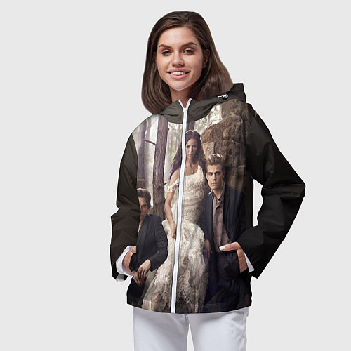 Женская ветровка Vampire Queen / 3D-Белый – фото 3