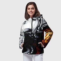 Ветровка с капюшоном женская Abrupt, цвет: 3D-черный — фото 2